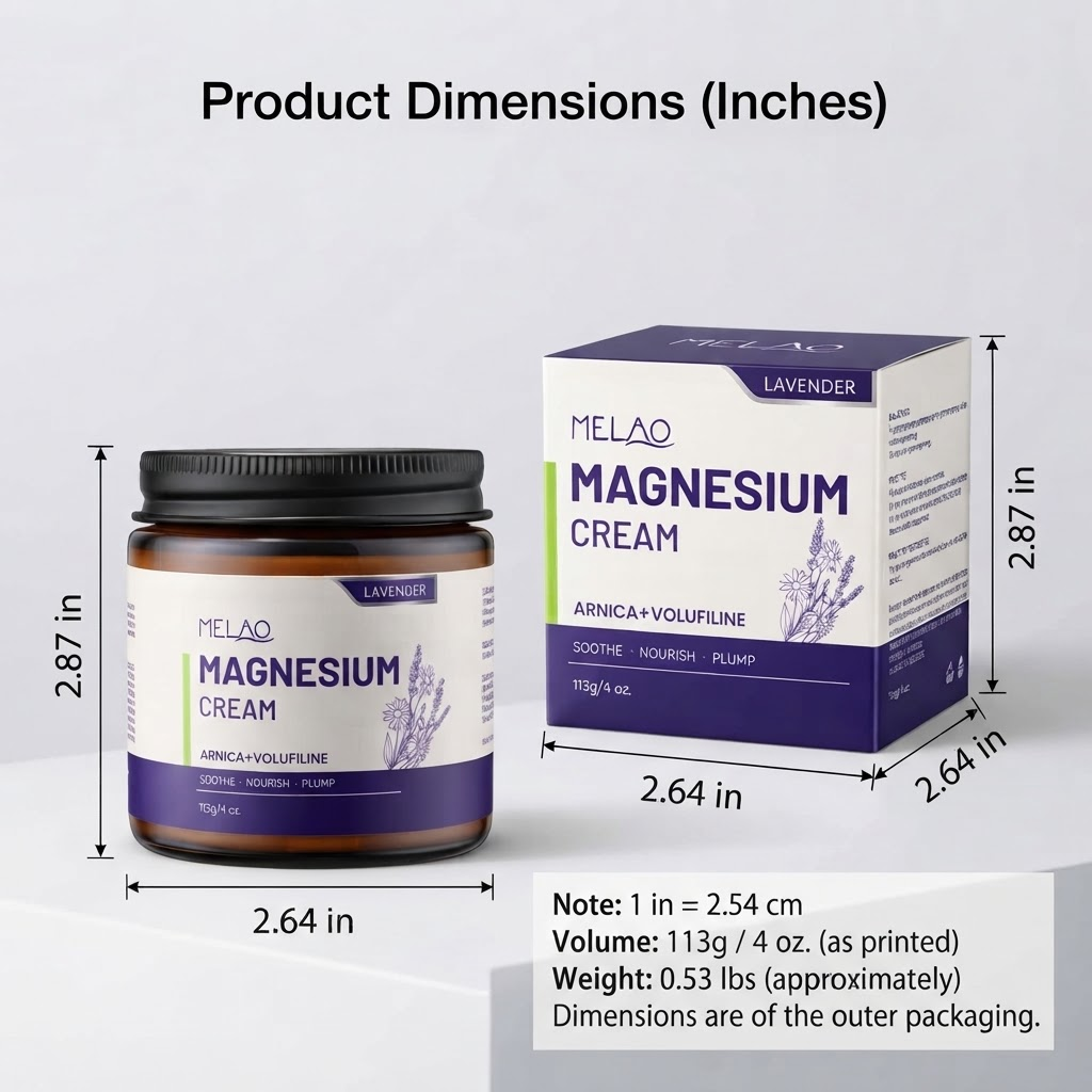 Premium Lavender Magnesium Body Cream